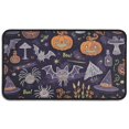 thumbnail image 1 of Spider Bat Non-Slip Door Mat - Innovative Design 30x17 Inch Happy Halloween Pumpkin Protection Throw Rugs Layered Door Mats for Entryway Porch Entryway Bathroom, 1 of 7
