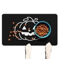 thumbnail image 1 of Spider Bat Pet Food Mat Happy Halloween Absorbent No-Slip 17x30 Inch Dog Bowl Mat Cat Feeding Mat Dog Water Bowl Mat for Messy Drinker, 1 of 7