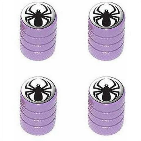 Spider Black Spiderman Tire Rim Wheel Aluminum Valve Stem Caps, Multiple Colors