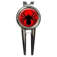 thumbnail image 1 of Spider Black on Red Golf Divot Repair Tool, 1 of 1