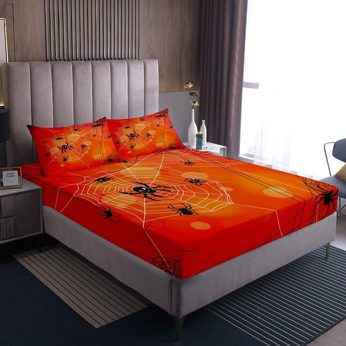 Spider Bottom Sheet African Safari Animals Fitted Sheet Mexican Spider