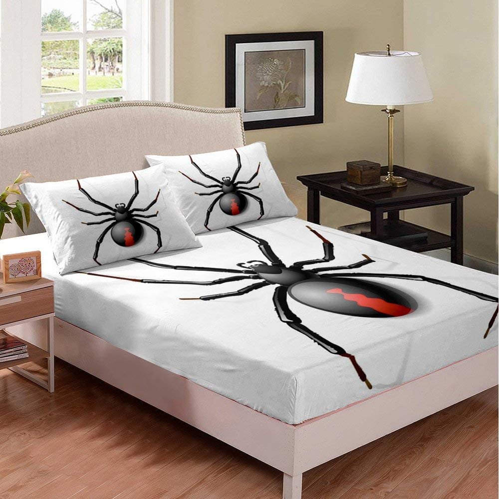 Spider Bottom Sheet African Safari Animals Fitted Sheet Mexican Spider