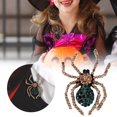 thumbnail image 1 of Spider Brooch for Women, Rhinestone Opal Gemstone Inlaid Halloween Brooch Pin for , Gothic Jewelry Accessories and Holiday Party Statement Gift, 1 of 5