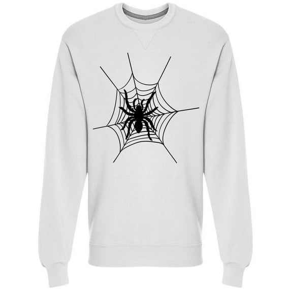 Spider Building Spider Web Sweatshirt Men -Image by Shutterstock, Male Large