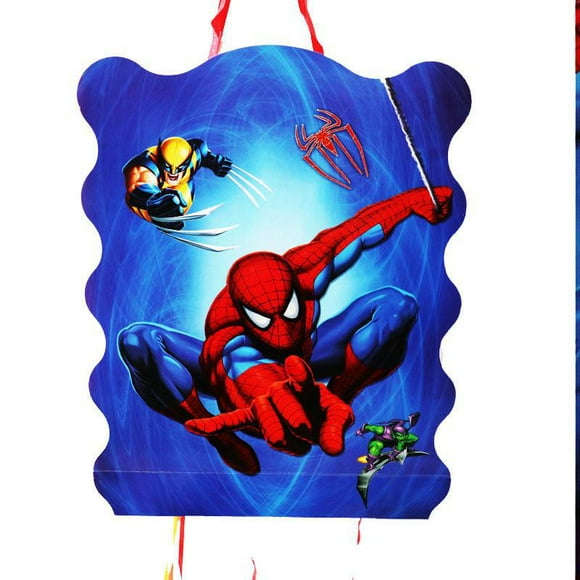 Spider Cartoon Fun Anime Pull String Piata Toy for Kids | Candy-Filled Birthday Party Game - No Bats, Just Pull! Safe & Easy Pinata Opening