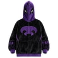 thumbnail image 1 of Spider Character Print Hoodie, Loose Fit Graphic Sweatshirt Top for Adults and Kids Comic Anime Daily Wear, 1 of 3