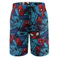 thumbnail image 2 of RPLIFE Red Green Candy Swim Trunks For Boys, Anti Chafe Swim Trunks 2 of 10