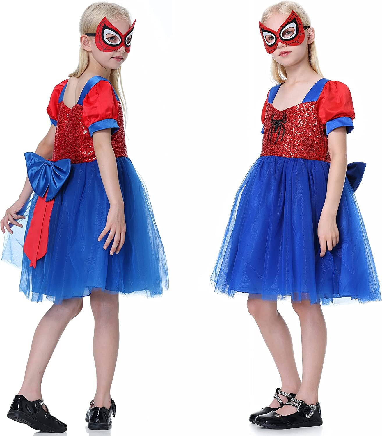 Spider Costume for Girls Princess Cosplay Dress Up Halloween Party Dress