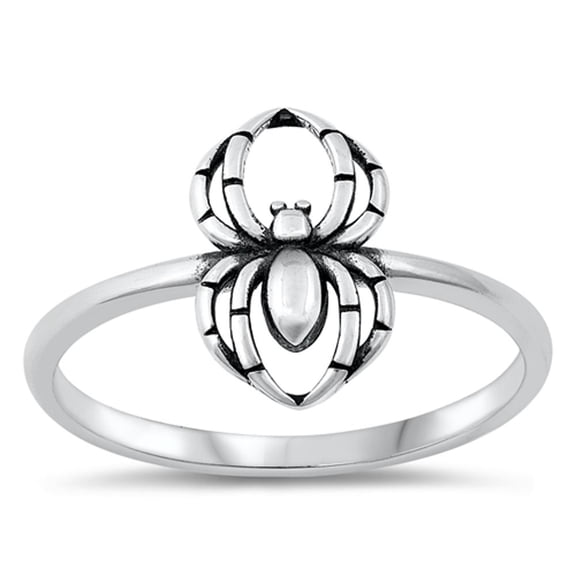 Spider Creativity Wealth Ring .925 Sterling Silver Band Jewelry Female Male Unisex Size 5