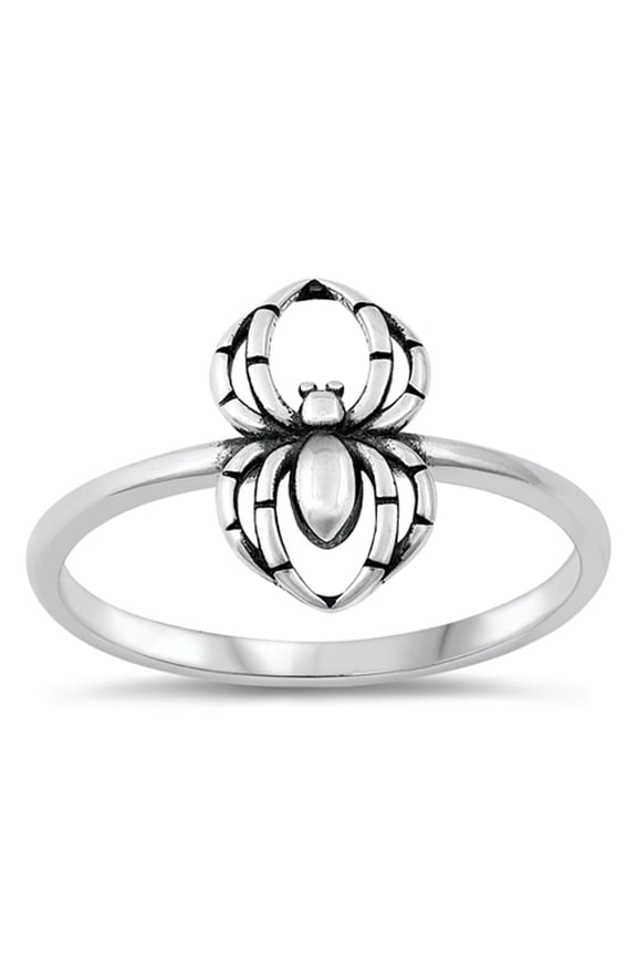 Spider Creativity Wealth Ring .925 Sterling Silver Band Jewelry Female Male Unisex Size 5