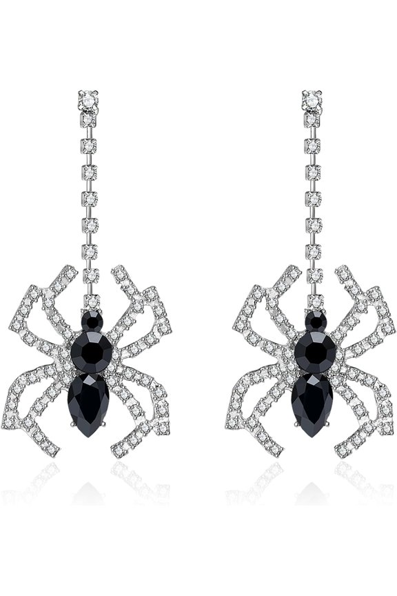 Spider Dangle Earrings for Women, Gothic Jewelry, Style M4658