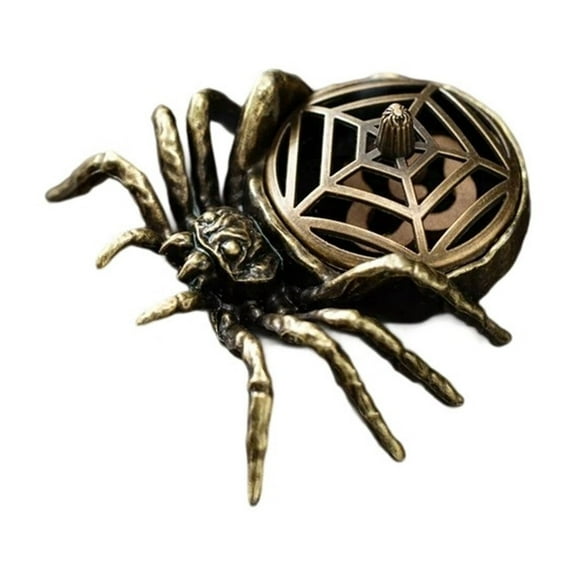 Spider Design Incense Burner For Room Aromatherapy And Decoration, High-Quality Brass Material With Corrosion-Resistant Anti-Rust Non-Fading Finish, Classical Exquisite Craft