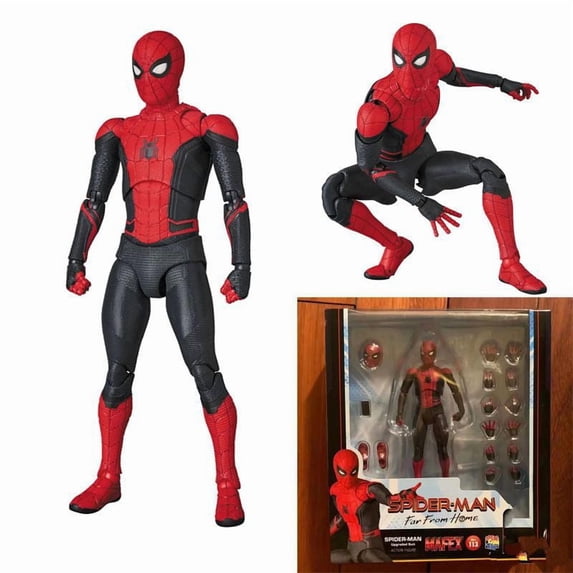 Spider Far From Home Movable Action Figure Model, 15cm with Accessories Box Set