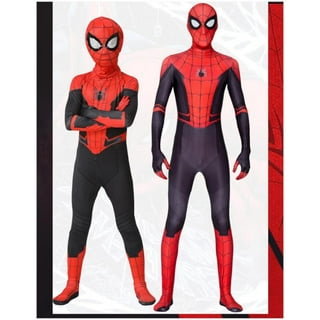 3-9 ans Enfants Spider-man: À travers le Spider-verse Cosplay Costume  Spiderman Jumpsuit Halloween Party Fancy Dress Cadeaux