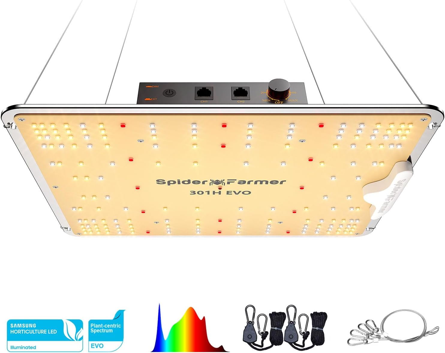室内栽培 LEDライト Spider LED LP8 2024-Newest-Version-Spider-