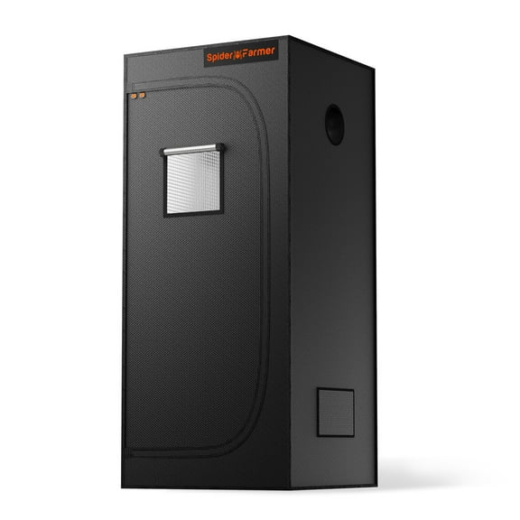 Spider Farmer 2.3x2.3x5.2 70cm x 70cm x 160cm Indoor Grow Tent 1680D Hydroponic Plant Room for Optimal Plant Growth & Climate Control