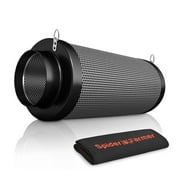 Spider Farmer 4" Air Carbon Filter Virgin Charcoal for Inline Fan Grow Tent Kits