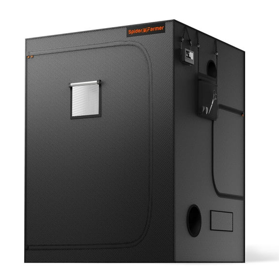 Spider Farmer 5x5x6.5 150cm x 150cm x 200cm Indoor Grow Tent 1680D Hydroponic Plant Room for Optimal Plant Growth & Climate Control