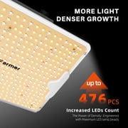 Spider Farmer Dimmable SF1000D 100W Full-Spectrum LED Grow Light for 2 2  Hydroponics, Smart GGS Compatible