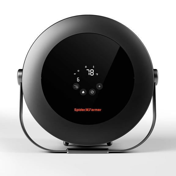 2025 Spider Farmer Smart Plant Heater with Temp Control, Day/Night Sensors, 4 Modes & 24H Timer for Indoor Grow Heating
