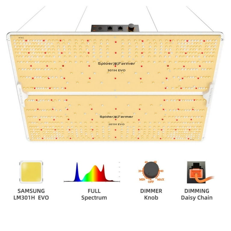 Spider Farmer SF4000 450W Dimmable Full Spectrum LED Grow Light