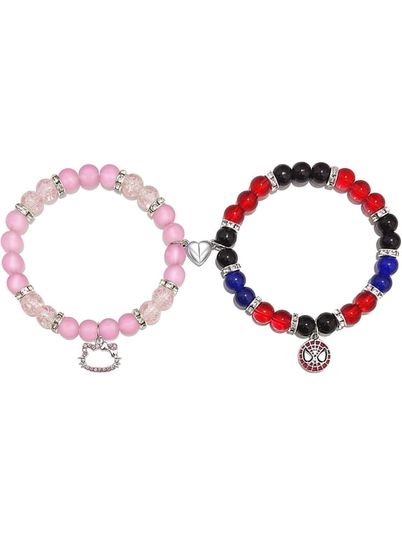 Spider Friendship Bracelets Matching Bracelets for Couples Bead Bracelets for Women Best Friends Bff Jewelry