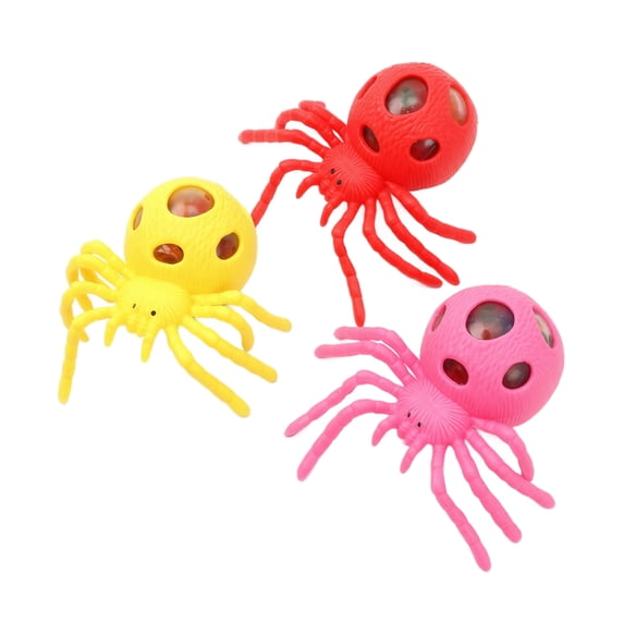 Spider Grape Ball Halloween Dumpling Squishy Soft Squeeze Mystery Squishy with Slow Rising Squishy Texture and Fidget Sensory Squeeze Toys for Desk Entertainment, Novelty Toy