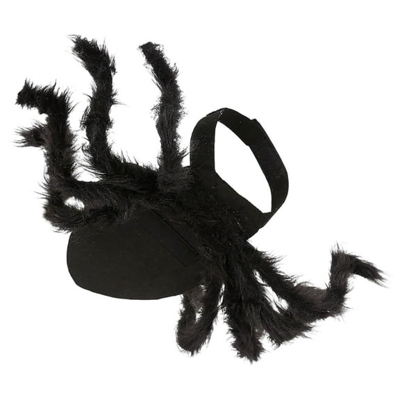 Spider Halloween for Small Dogs & Cats - Adjustable Pet with Velcro, Fun Dress Up Accessory for Halloween Party Decoration & Photo Props