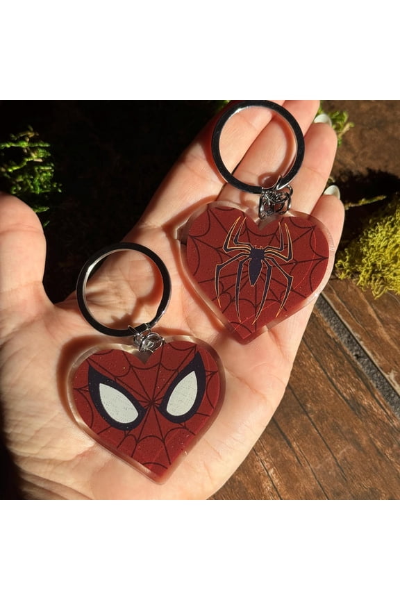 Spider Hero Acrylic Keychain (1 keychain)