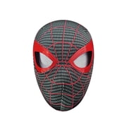 Spider Hero Character Mask, Chin Control Blinking Eyes & Dark Action Hood Design with Premium Gift Color Box