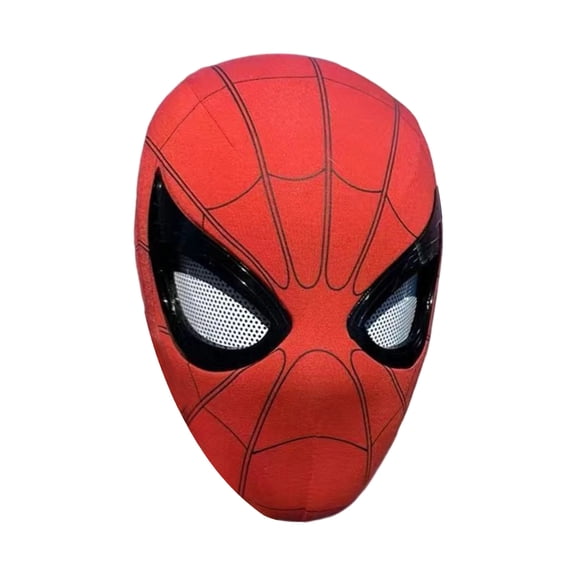 Spider Hero Mask, Elastic Full Head Breathable Fabric Hood for Realistic Costume Parties & Cosplay Activities (Customary Packing)