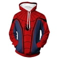 thumbnail image 1 of Spider Hero Sweatshirt, Comic Graphic Pullover Hoodie Streetwear Pocket Fashion for Men Women Daily Wear, 1 of 4