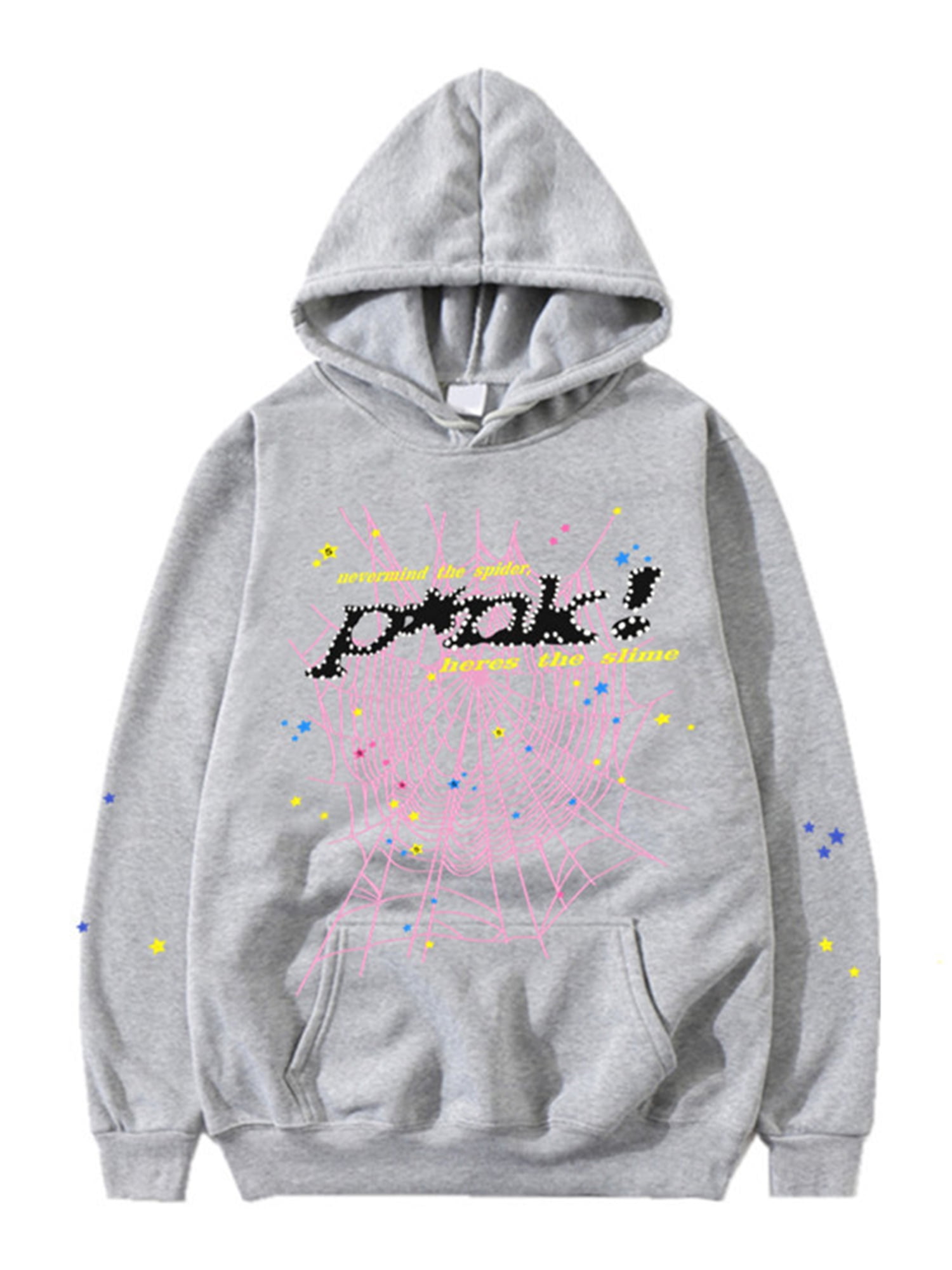 Spider Hoodie Set for Women Man Hip Hop Loose Sweatshirt Sport
