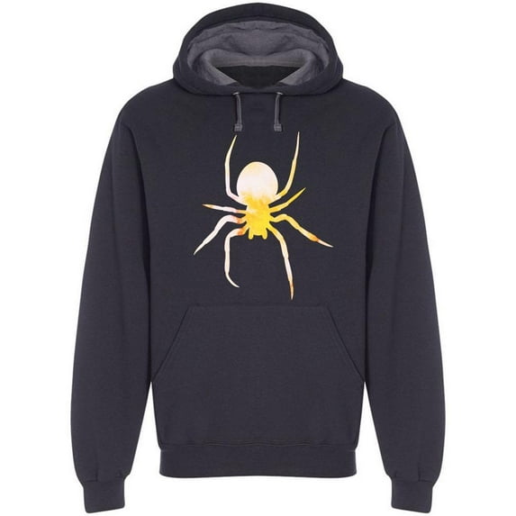 Spider In Watercolor Hoodie Men -Image by Shutterstock, Male Small