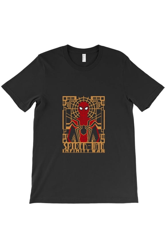 Spider, Infinity War, Art Deco, Funny Comic Book Movie Parody H46996 Unisex T-Shirt, Up to 5XL Available