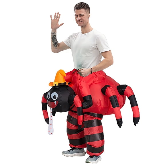 Spider Inflatable Costume For Adult,FunyAir BlowUpCostumes,Spider CostumesFor Halloween Costume Parties