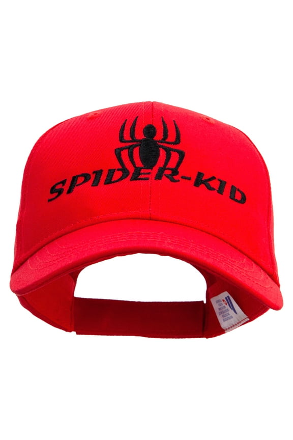 Spider Kid Embroidered Youth Cap - Red OSFM