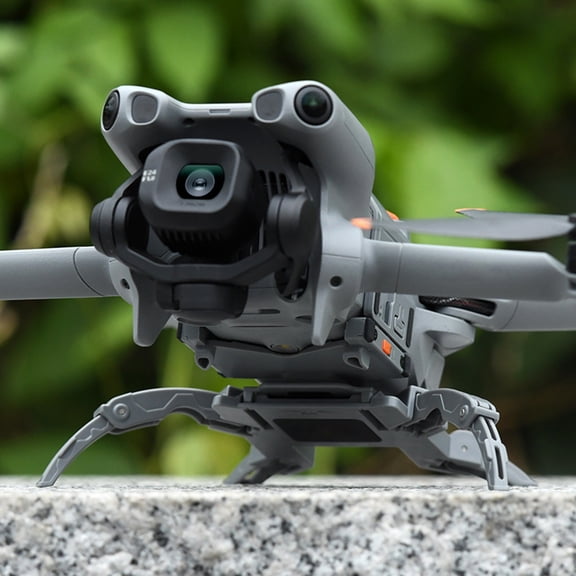 Spider-Leg Heightened Landing Gear for DJI Mini 5 Pro, 22mm Elevated Drone Landing Rack with Propeller Lock, ABS+PC Drone Protective Accessories (Grey)