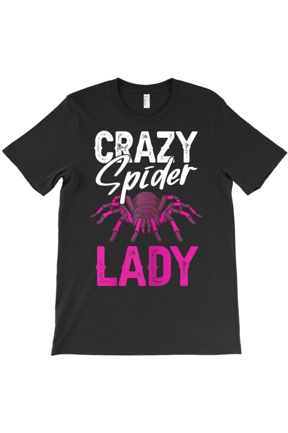 Spider Lover, Funny Crazy Spider Lady Tarantula Graphic Tee H39993 Unisex T-Shirt, Up to 5XL Available