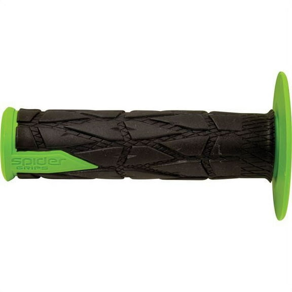 Spider M1 Dual Density Green/Black Twist Throttle Grips (M1-K/B)