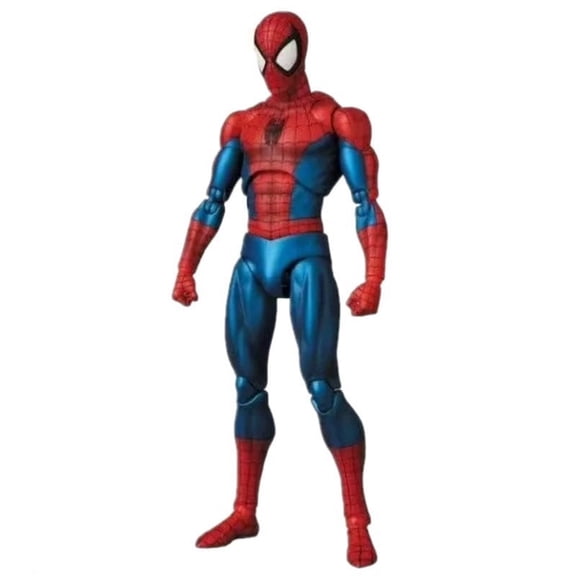 Spider Maf075 Action Figure Model Movable with with Accessories Box Set, 16cm PVC