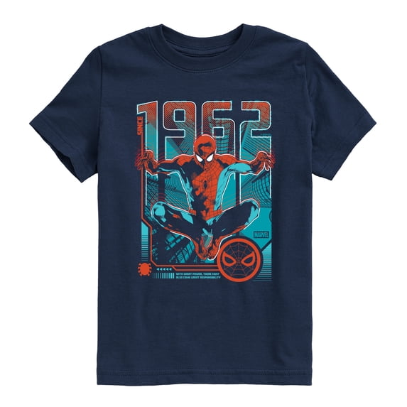 Spider-Man - 1962 Digital - Youth Boys Short Sleeve Graphic T-Shirt