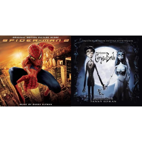 Spider-Man 2 Ost (20Th Anniversary) & Corpse Bride Ost (Blue Moon W/ Purple & Black Ghost Splatter Vinyl/2LP)