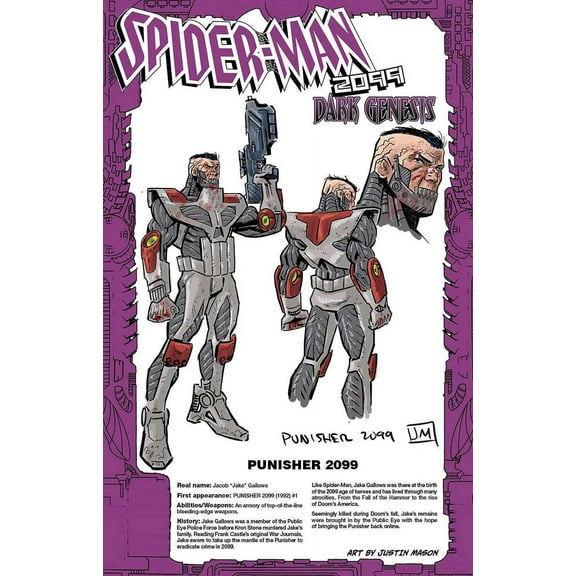 Spider-Man 2099: Dark Genesis #4C VF ; Marvel Comic Book