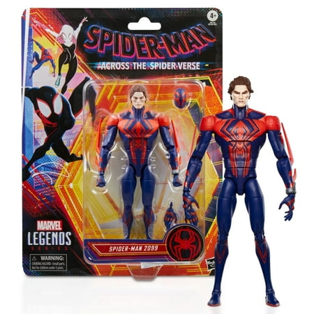 Spider-Man 2099 Marvel Legends Series Spider-Man Across The Spider-Verse Collectible 6" Figure