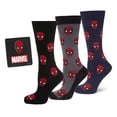 thumbnail image 1 of Marvel Spider-Man 3 Pack Socks and Lapel Pin Gift Set, 1 of 11