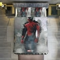 SpiderMan 3 Piece Sets Full/Queen Size Reversible Microfiber Quilts