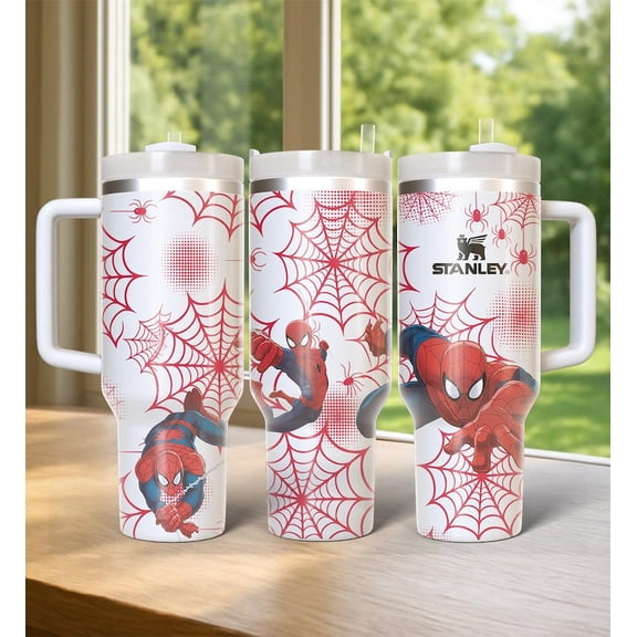 Spider-Man 40 OZ Tumbler, Superhero Tumbler Tumbler, Movie Coffee Tumbler, Eddie Brock Tumbler, Symbiote Spider Insulated Tumbler