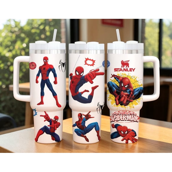 Spider-Man 40oz Tumbler, Superhero Tumbler Cup,Marvel Movie Tumbler Gift For Fans