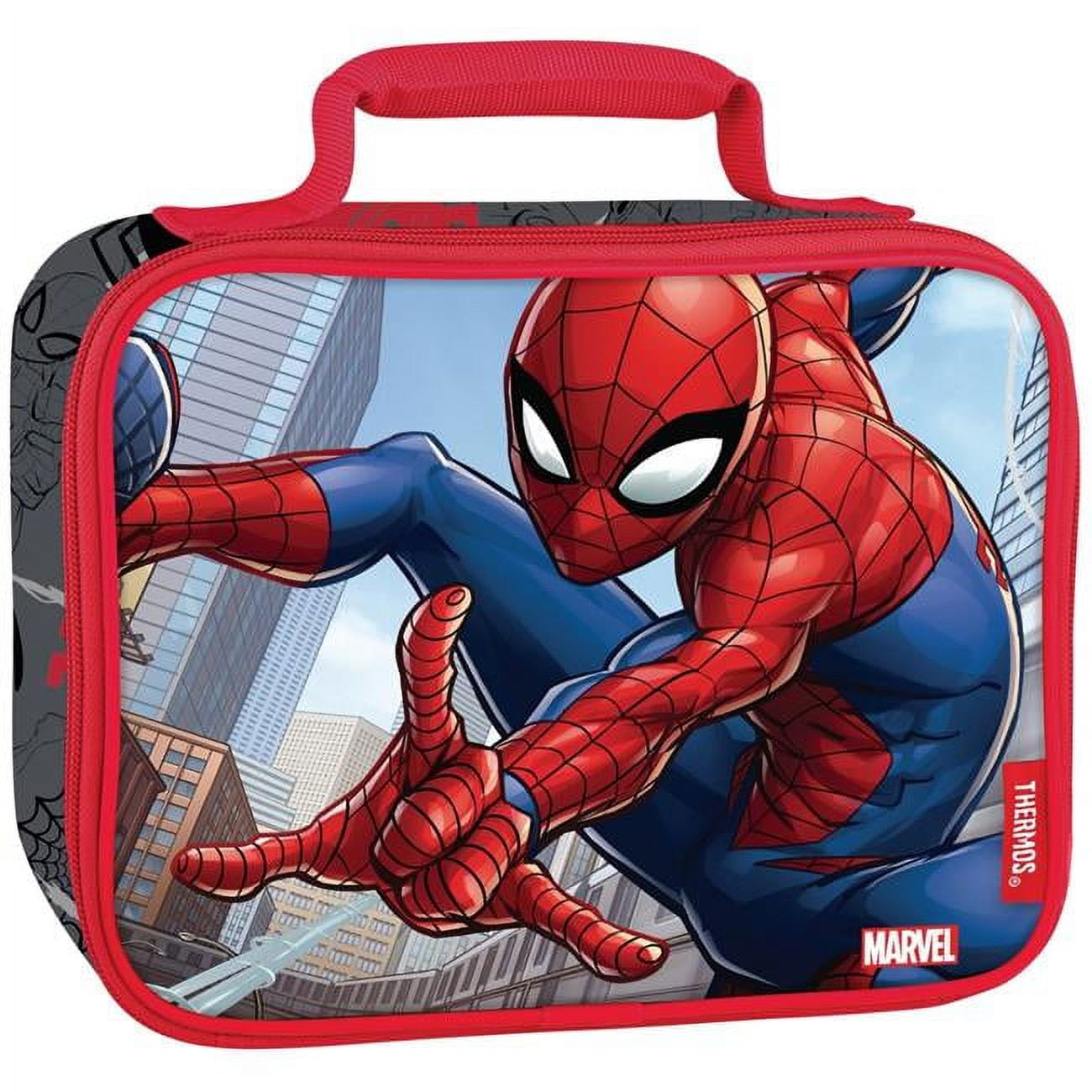 Thermos Kids Insulated Dual Compartment Lunch Bag, Spiderman 